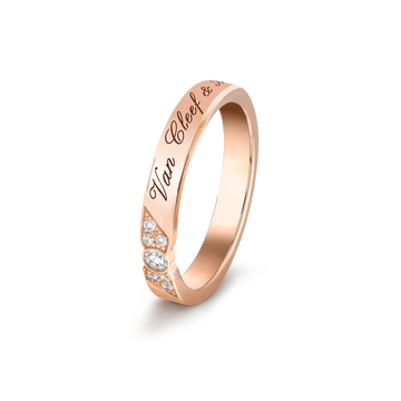 Toujours Signature Etoiles婚戒,3毫米
