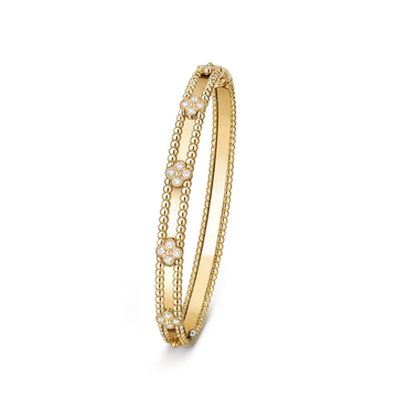 Perlée sweet clovers手镯,中号款式
