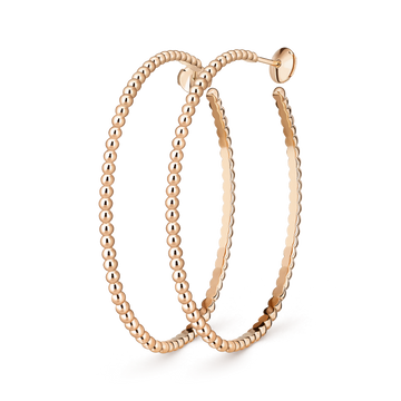 Perlée pearls of gold环形耳环,大号款式