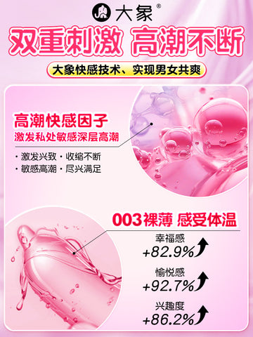 Elephant condom genuine condom ultra-thin flagship store 001 orgasm hyaluronic acid sexual frigidity special byt men