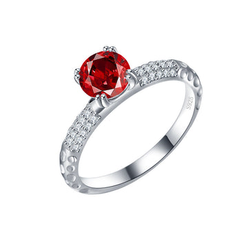 2024 New Emerald Zirconium Ring Women's 925 Sterling Silver European and American ins Ring Wholesale One Piece Delivery Live Source