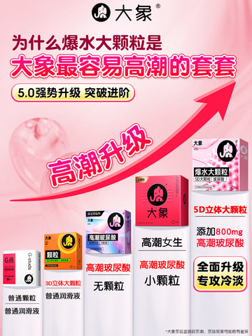Elephant condom Genuine condom Ultra-thin flagship store Special orgasm for frigidity Hyaluronic acid granules Male bytt