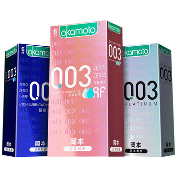 Okamoto 003 ultra-thin naked condom lasting wear men and women special flirting artifact genuine flagship store safety t