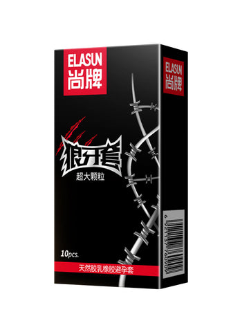 Shang brand condom genuine flagship store wolf tooth cover with thorns large particle condom sex abnormal male artifact cover