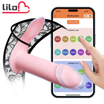 10 Speed APP Bluetooth Control Vibrator for Women Clitoris G Spot Dildo Massager Vibrating Wearable Panties Sex Toys for Adults