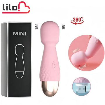 10 Modes Strong Vibration Mini Vibrator Magic Stick USB Charging Massager Clitoris G-Spot Vibrators Sex Toy For Women Adults 18