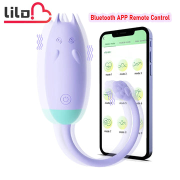 Wireless Vibration Love Cat Vibrator Vaginal G Spot Vibrating Stimulator Wearable Bluetooth APP Control Sex Toys For Adult Women
