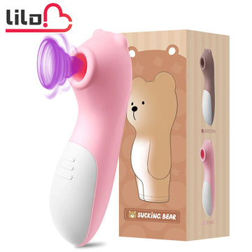 2 In 1 Powerful Clit Sucker Vibrator Tongue Vibrating Nipple Sucking Clitoris Stimulator Etotic Sex Toys For Women Masturbators