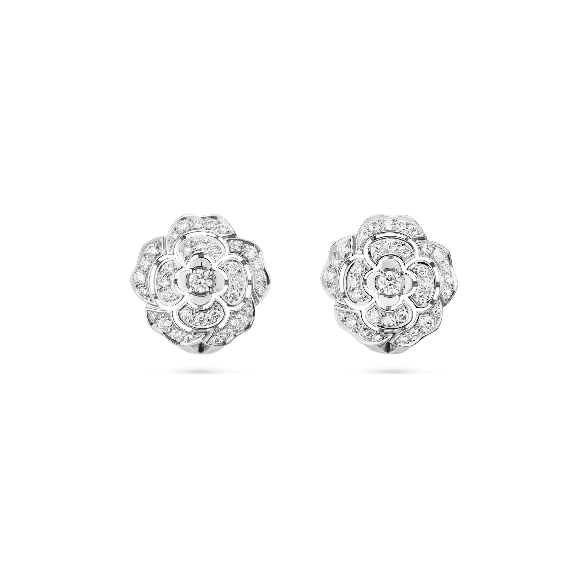 BOUTON DE CAMÉLIA耳环