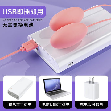 Vibrating egg female plug-in strong shock mute adult female products masturbator sex products orgasm small toy ricochet