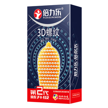 Beilile condom perverted wolf tooth cover with thorns and large particles for men's taste ultra-thin genuine flagship store condom