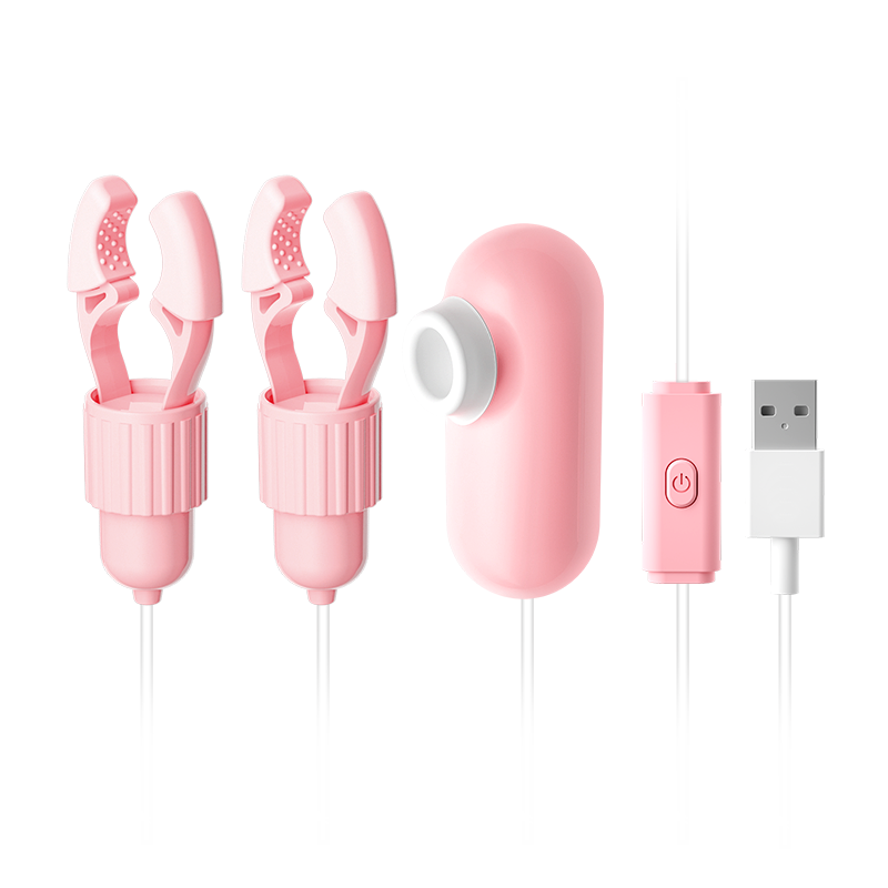 Sex toys women's breast clips vibrate breasts masturbator chest punishment nipple stimulation adult orgasm artifact tease