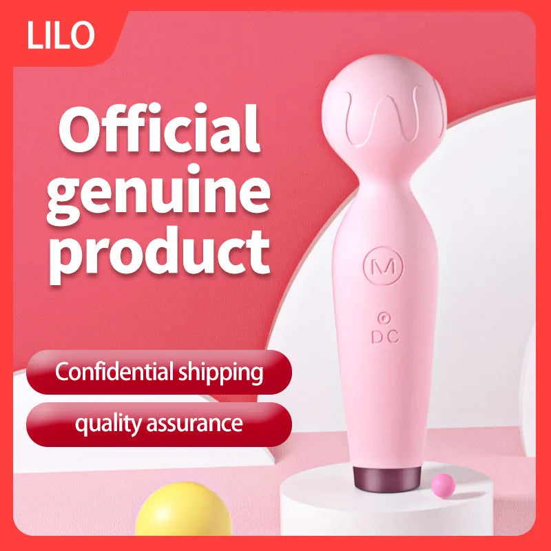 LILO 10 Segment Variable Frequency Small Microphone Design Female G-spot Massage Vibrator Clitoral Stimulator Couple Sex Toy