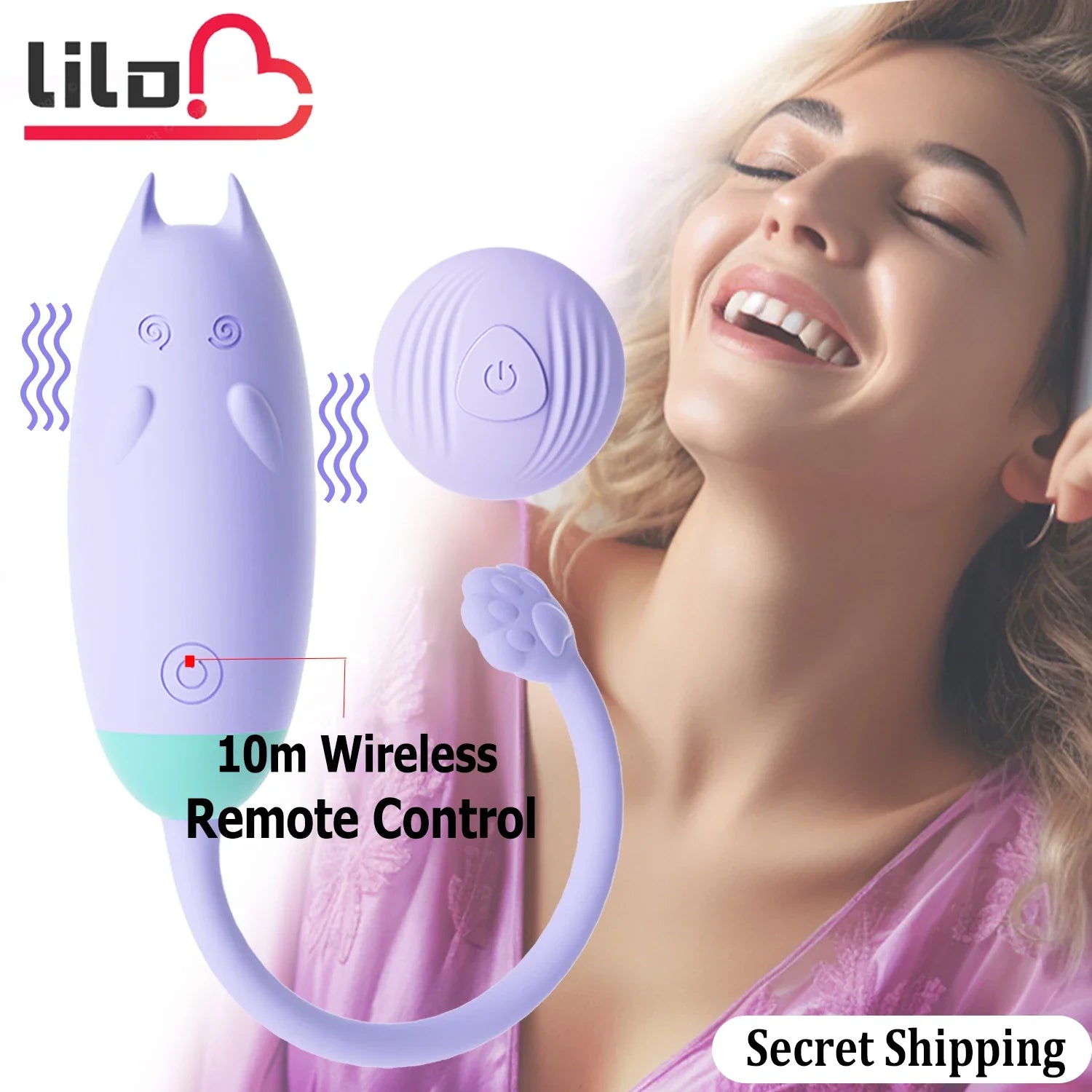 Remote Control Bullet Vibrator Sex Toys for Women Adults G-Spot Simulator Vaginal Ball Anal Plug Vibrating Love Cat Masturbator
