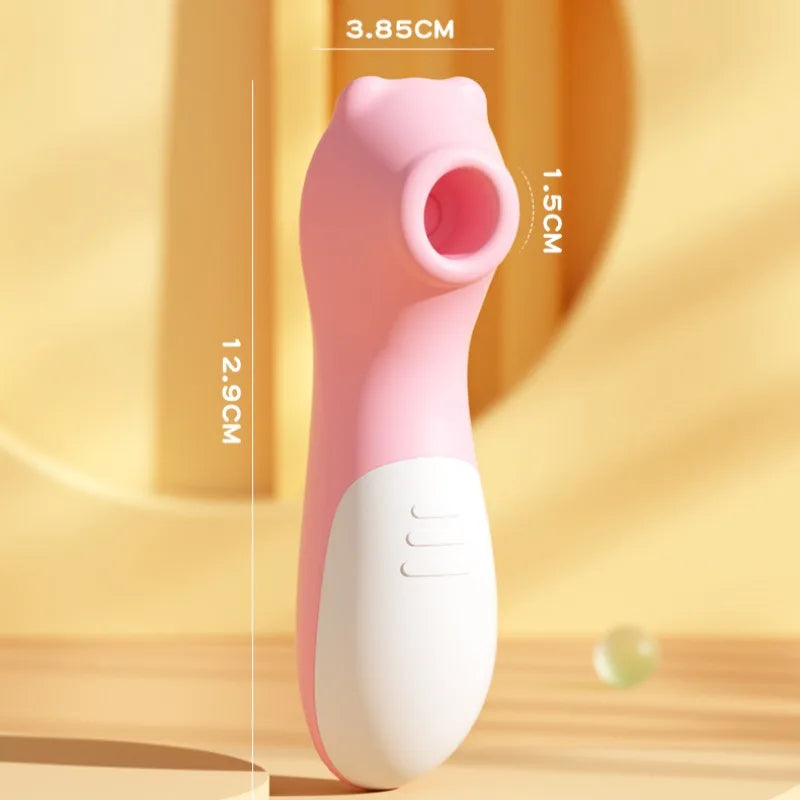 LILO Portable Suction Device Powerful Clitoral Stimulator Pink Adult Product Sex Bear Shaped Sex Partner Small Toy Adult Store