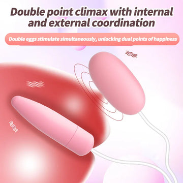 LILO Vaginal Vibrator G-spot Anal Clitoral Massager Double Jumping Egg Stimulation Adult Sex Toy Female Couple Toy Adult Product
